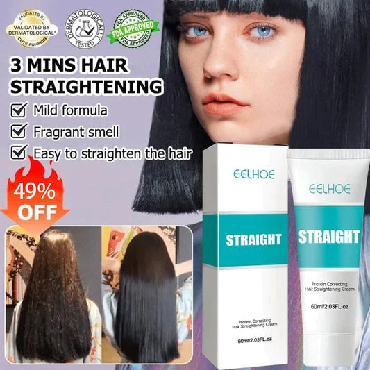 ✨Last Day Save 49%✨ Silk & Keratin Hair Straightening Cream